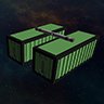 Cargo containers for GS-91-1000-STANDARD - Green
