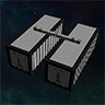 Cargo containers for GS-91-1000-STANDARD - Grey
