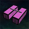 Cargo containers for GS-91-1000-STANDARD - Pink